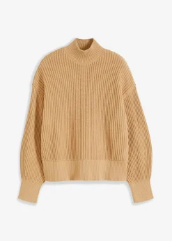 Outlet Jersey holgado de algodón puro Mujer Jerséis|Ropa De Punto
