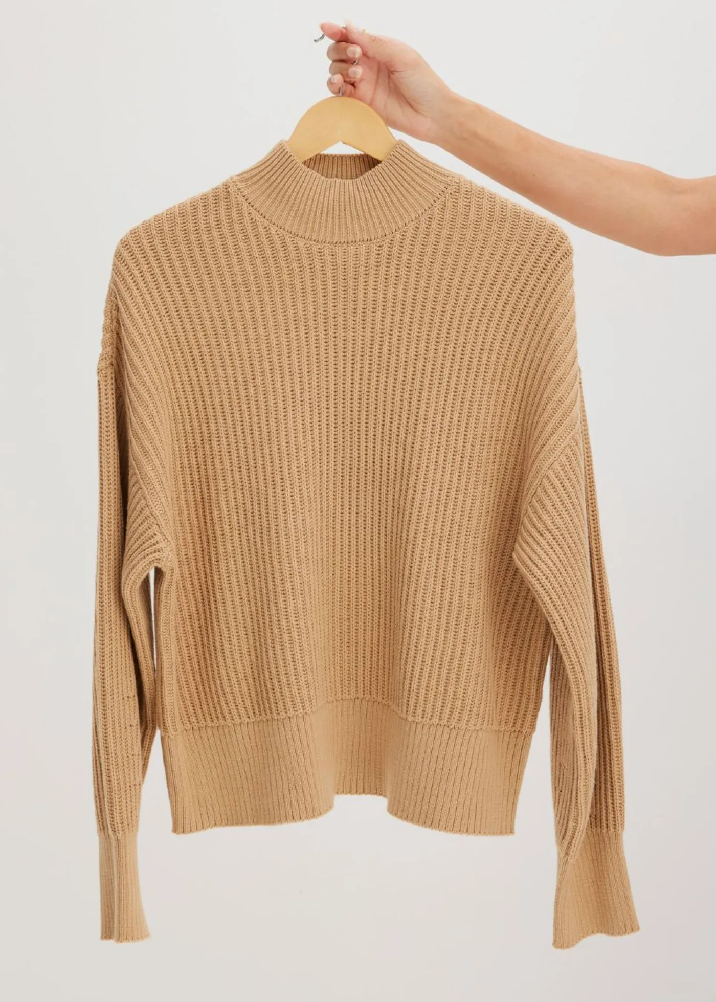 Outlet Jersey holgado de algodón puro Mujer Jerséis|Ropa De Punto