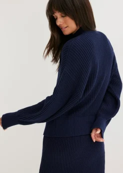 Hot Jersey holgado de algodón puro Mujer Jerséis|Ropa De Punto