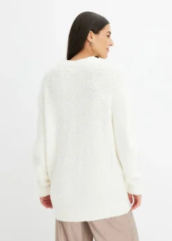 Jersey holgado de hilo suave Mujer Jerséis|Ropa De Punto