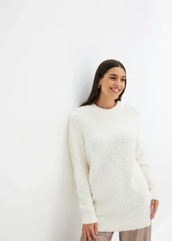Jersey holgado de hilo suave Mujer Jerséis|Ropa De Punto