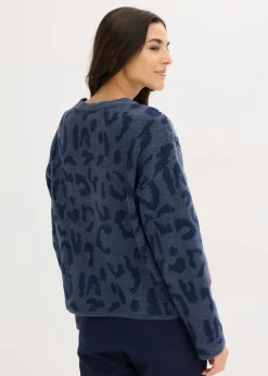 Best Jersey holgado de jacquard con lentejuelas Mujer Jerséis|Ropa De Punto