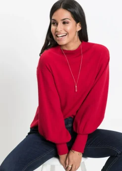 Best Jersey holgado de mezcla de viscosa Mujer Jerséis|Ropa De Punto