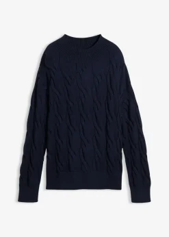 Sale Jersey holgado de mezcla de viscosa suave Mujer Jerséis|Ropa De Punto