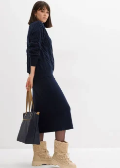 Sale Jersey holgado de mezcla de viscosa suave Mujer Jerséis|Ropa De Punto
