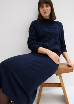 Sale Jersey holgado de mezcla de viscosa suave Mujer Jerséis|Ropa De Punto