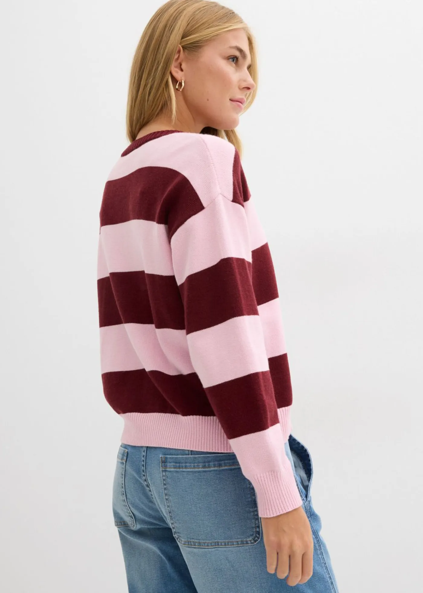Sale Jersey holgado de mezcla de viscosa suave Mujer Jerséis|Ropa De Punto