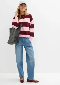 Sale Jersey holgado de mezcla de viscosa suave Mujer Jerséis|Ropa De Punto