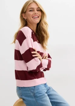 Sale Jersey holgado de mezcla de viscosa suave Mujer Jerséis|Ropa De Punto