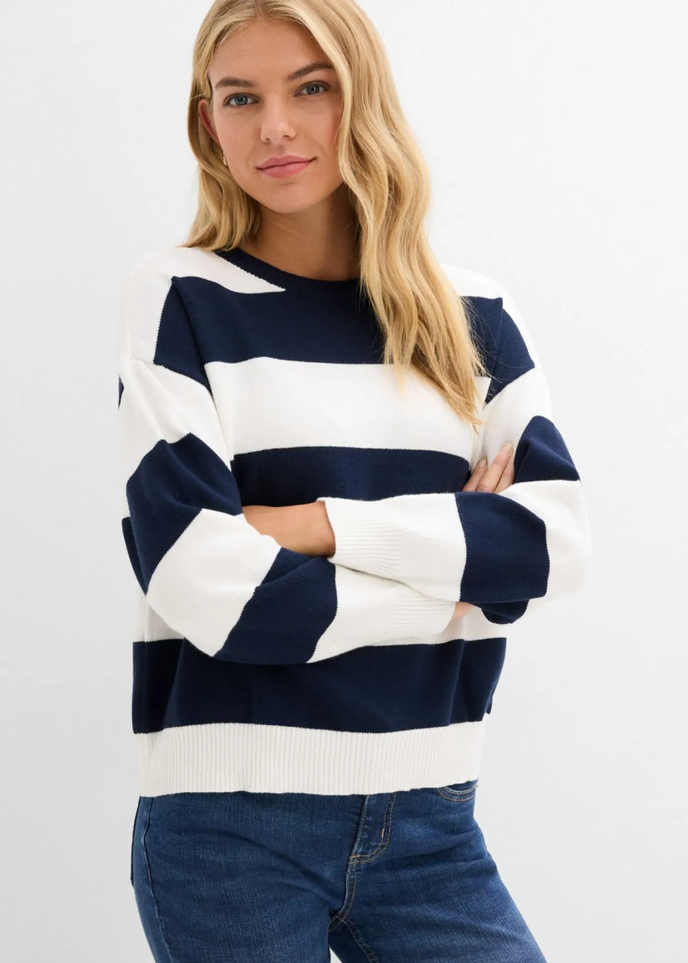 Outlet Jersey holgado de mezcla de viscosa suave Mujer Jerséis|Ropa De Punto