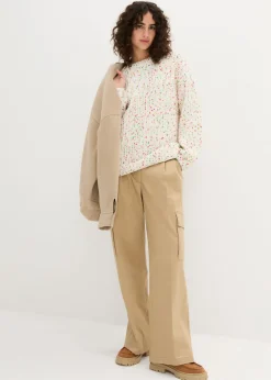 Outlet Jersey holgado de punto grueso Mujer Jerséis|Ropa De Punto
