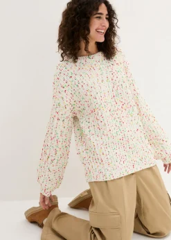 Outlet Jersey holgado de punto grueso Mujer Jerséis|Ropa De Punto