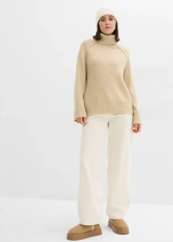 Hot Jersey holgado de punto grueso Mujer Jerséis|Ropa De Punto