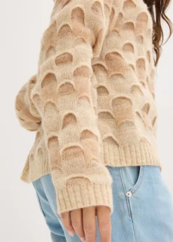 New Jersey holgado suave con lana y alpaca Mujer Jerséis|Ropa De Punto