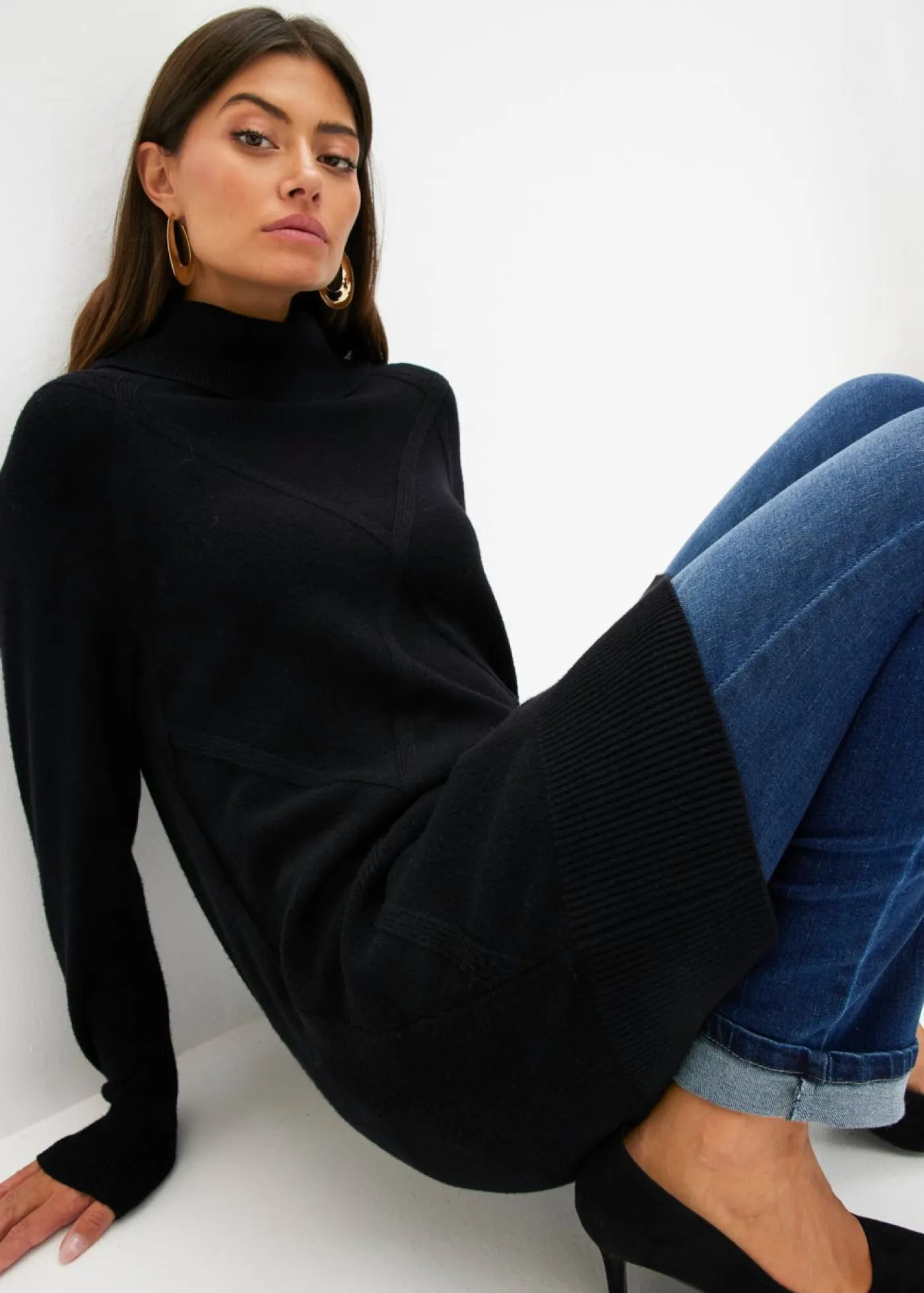 Clearance Jersey largo Mujer Jerséis|Ropa De Punto