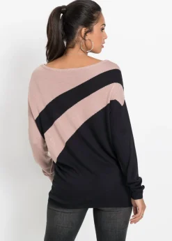 Sale Jersey largo con aplicaciones Mujer Jerséis|Ropa De Punto