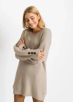 Clearance Jersey largo con botones Mujer Jerséis|Ropa De Punto