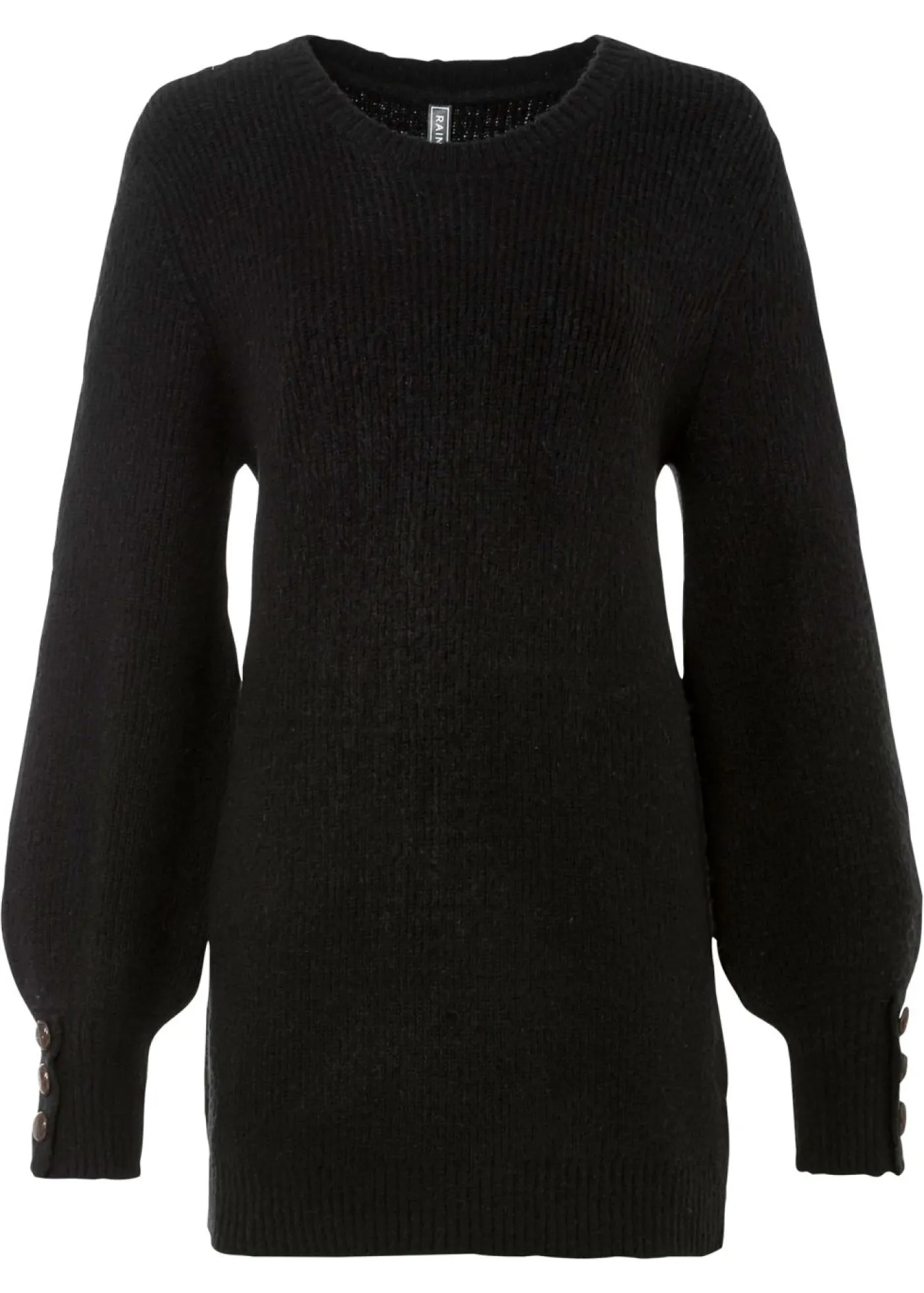 Online Jersey largo con botones Mujer Jerséis|Ropa De Punto