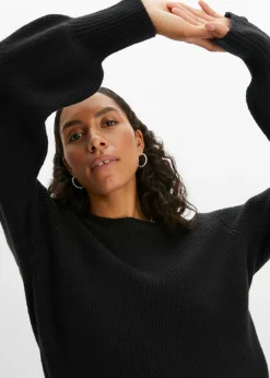 Online Jersey largo con botones Mujer Jerséis|Ropa De Punto