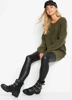 Discount Jersey largo con botones Mujer Jerséis|Ropa De Punto