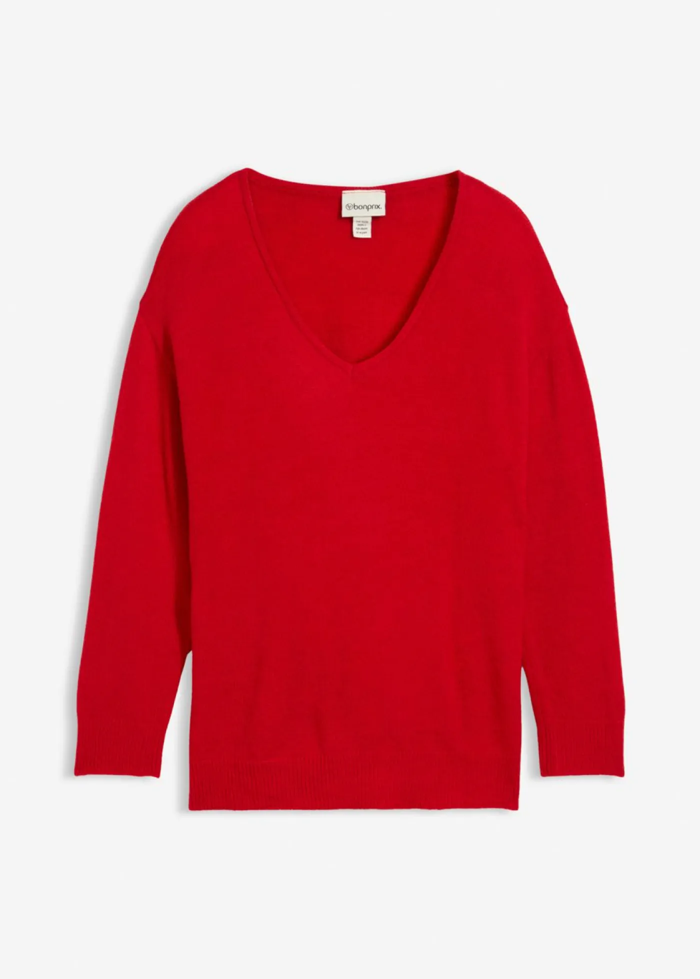 Sale Jersey largo con corte holgado y aberturas laterales Mujer Jerséis|Ropa De Punto