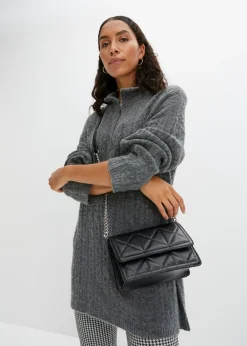 Discount Jersey largo con patrón trenzado Mujer Jerséis|Ropa De Punto