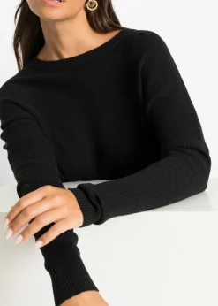 New Jersey largo de mezcla de viscosa Mujer Jerséis|Ropa De Punto