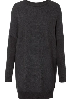 Jersey largo de mezcla de viscosa Mujer Jerséis|Ropa De Punto