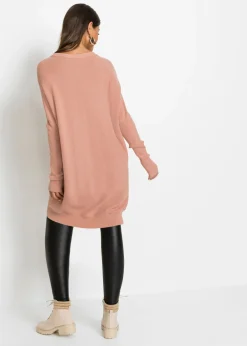 Sale Jersey largo de mezcla de viscosa Mujer Jerséis|Ropa De Punto