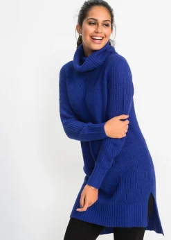 Hot Jersey largo de punto Mujer Jerséis|Ropa De Punto