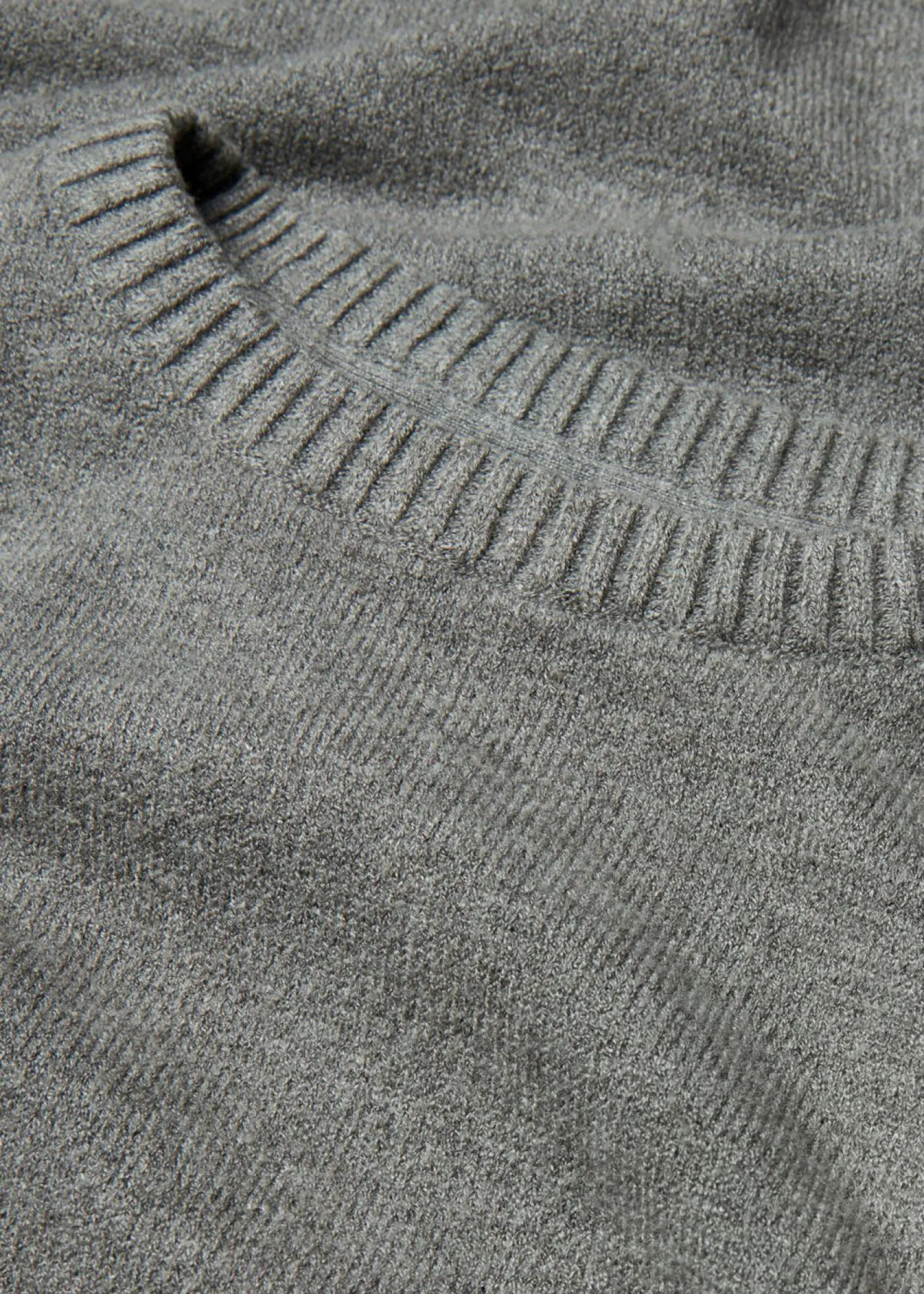 Online Jersey largo de punto fino con aberturas laterales en mezcla de viscosa Mujer Jerséis|Ropa De Punto