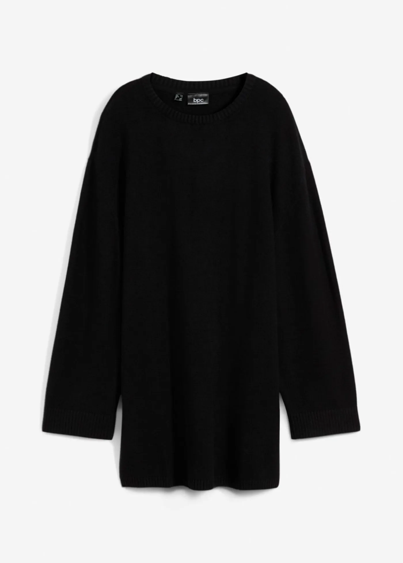 Best Jersey largo de punto fino con aberturas laterales en mezcla de viscosa Mujer Jerséis|Ropa De Punto