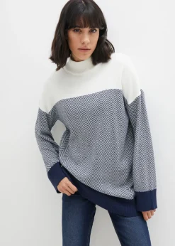 Clearance Jersey largo informal Mujer Jerséis|Ropa De Punto