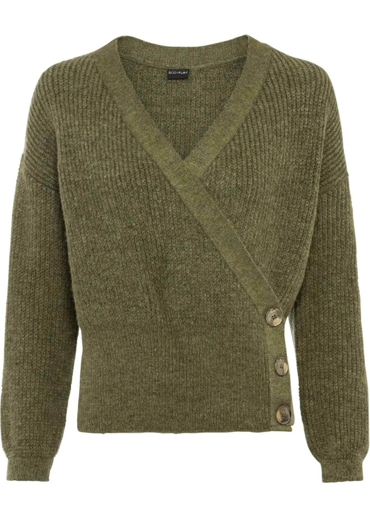 Sale Jersey oversize con aspecto cruzado Mujer Jerséis|Ropa De Punto