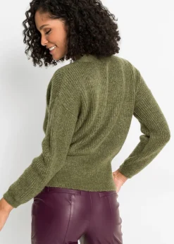 Sale Jersey oversize con aspecto cruzado Mujer Jerséis|Ropa De Punto
