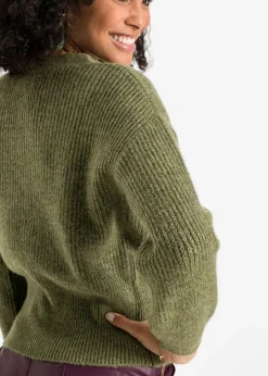 Sale Jersey oversize con aspecto cruzado Mujer Jerséis|Ropa De Punto