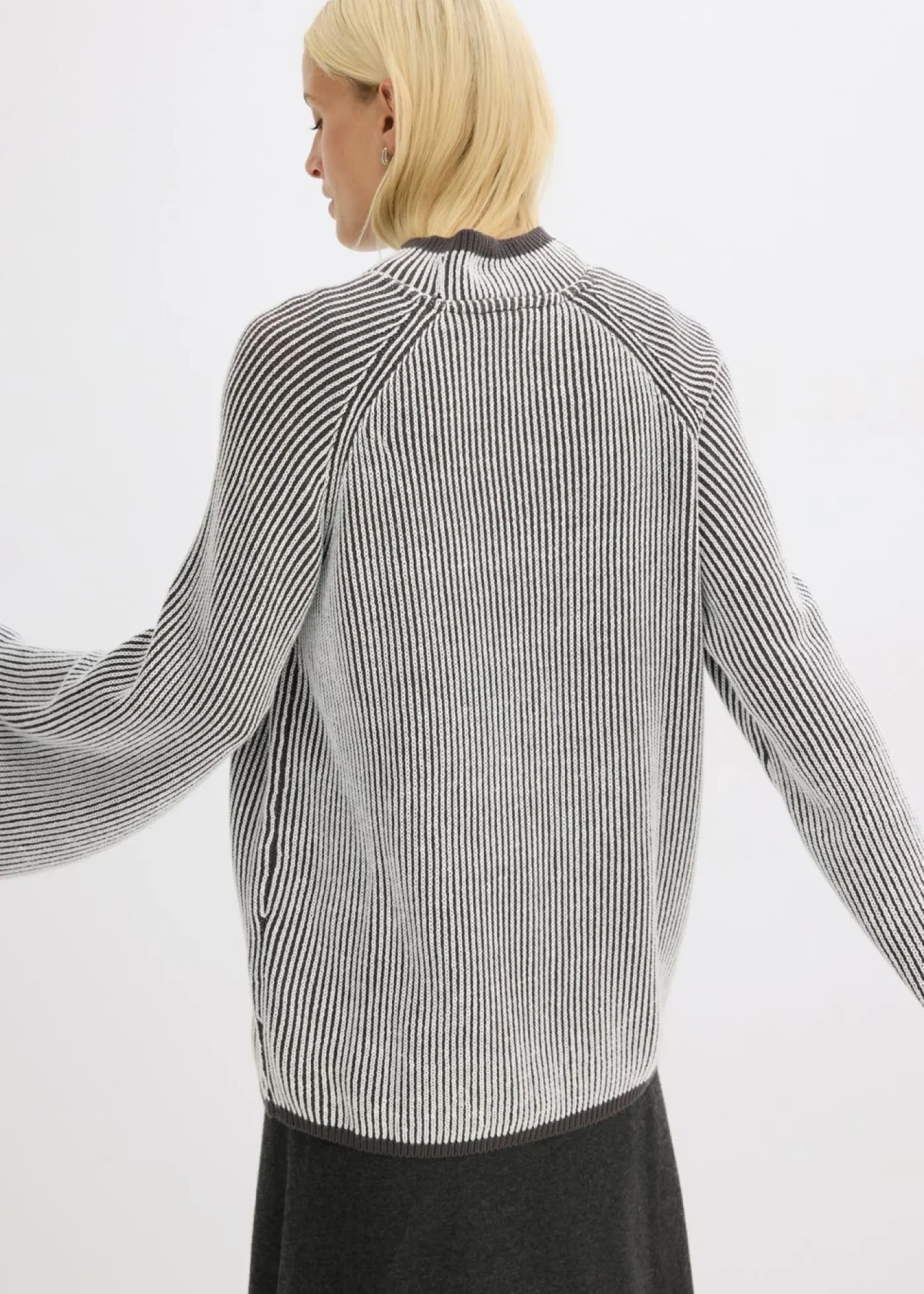 Sale Jersey oversize con cuello alto Mujer Jerséis|Ropa De Punto