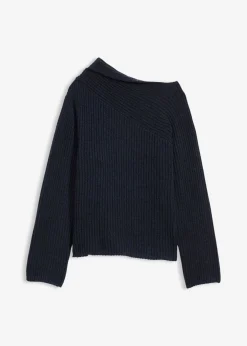 Jersey oversize de canalé Mujer Jerséis|Ropa De Punto