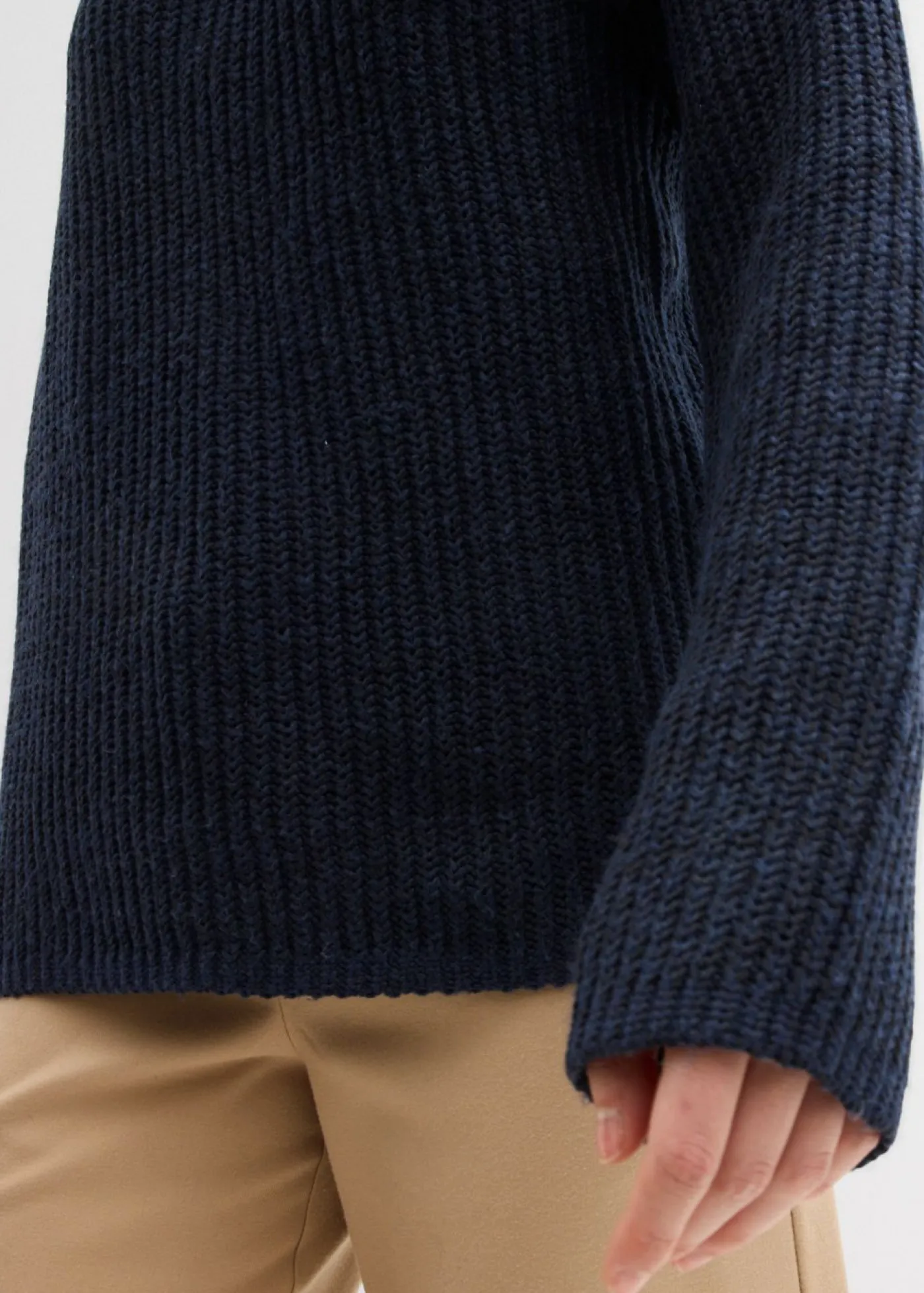 Jersey oversize de canalé Mujer Jerséis|Ropa De Punto