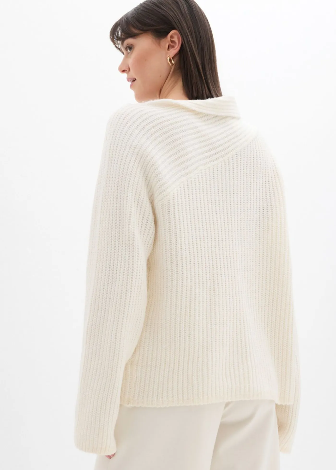 Discount Jersey oversize de canalé Mujer Jerséis|Ropa De Punto