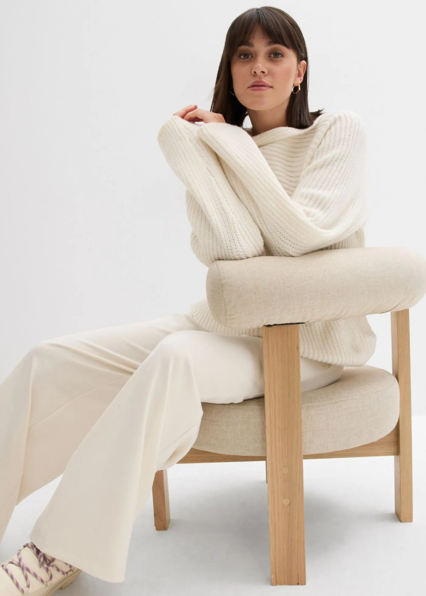 Discount Jersey oversize de canalé Mujer Jerséis|Ropa De Punto