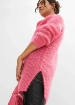 New Jersey oversize de cuello vuelto Mujer Jerséis|Ropa De Punto