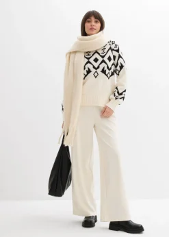 Outlet Jersey oversize de estilo noruego Mujer Jerséis|Ropa De Punto