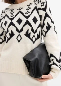 Outlet Jersey oversize de estilo noruego Mujer Jerséis|Ropa De Punto
