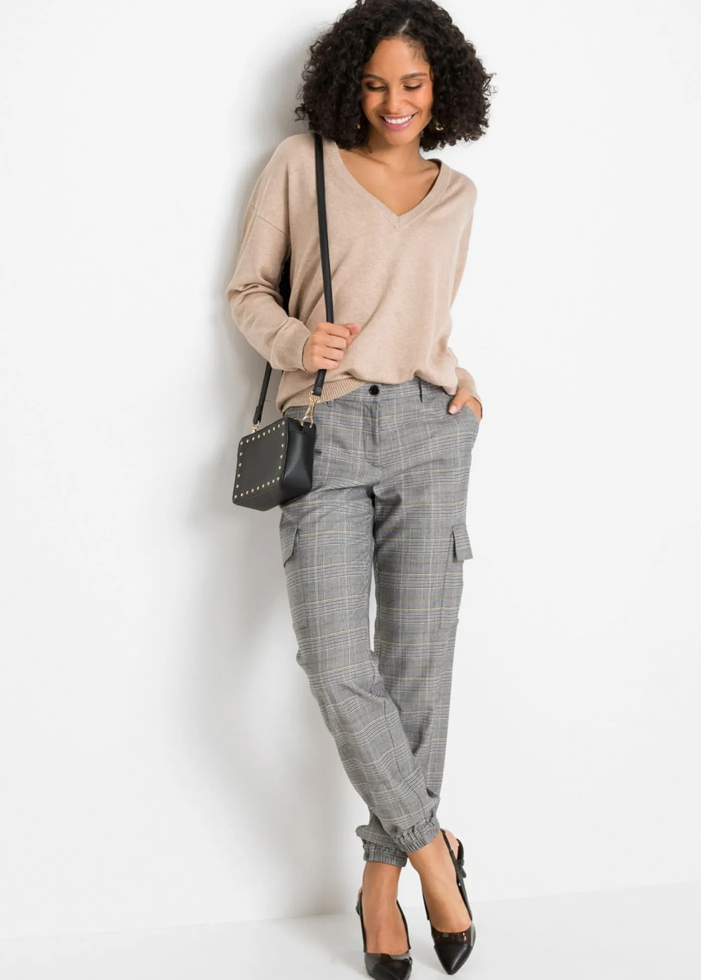 Best Jersey oversize de mezcla de viscosa Mujer Jerséis|Ropa De Punto