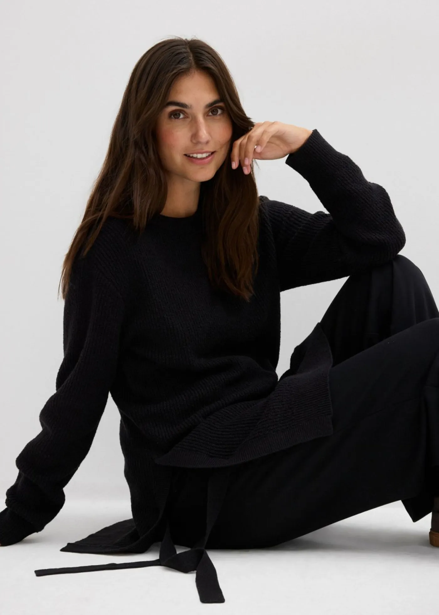 Outlet Jersey premamá/de lactancia de algodón con contenido de lana Mujer Premamá