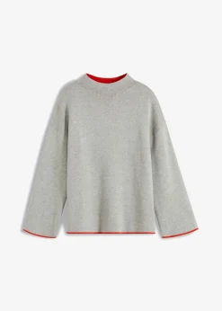 Outlet Jersey reversible de punto fino Mujer Jerséis|Ropa De Punto