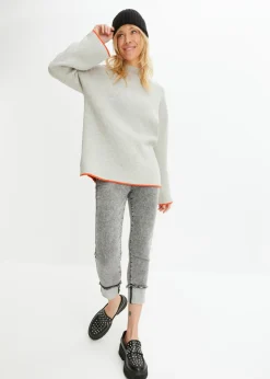 Outlet Jersey reversible de punto fino Mujer Jerséis|Ropa De Punto