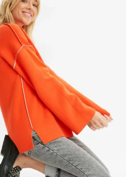 Outlet Jersey reversible de punto fino Mujer Jerséis|Ropa De Punto