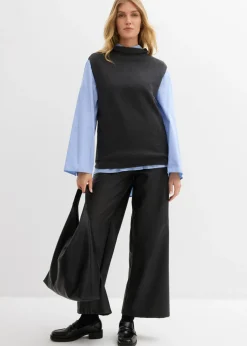 Sale Jersey sin mangas de algodón puro Mujer Esenciales|Jerséis